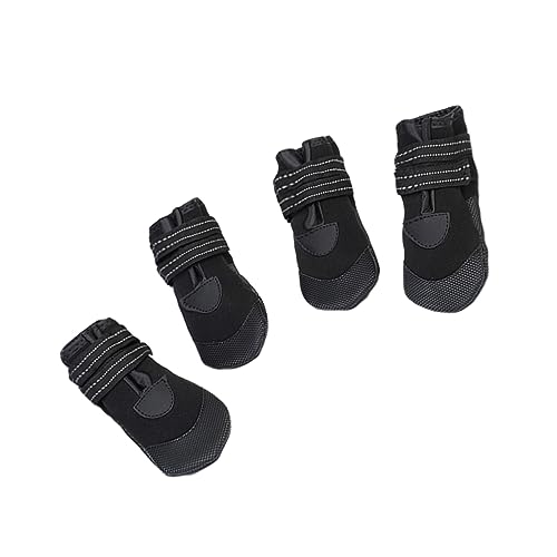 Yardwe 4Stücke Haustierregenschuhe Pack wasserdichte rutschfeste Gummistiefel Für Leuchtende Für Schnee Und Bedingungen Yardwe 4Stücke Haustierregenschuhe Pack wasserdichte rutschfeste Gummistiefel Für Leuchtende Für Schnee Und Bedingungen von Yardwe