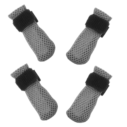 Yardwe 4stücke Anti-Kratzer-katzenstiefel Für Katzen Abnehmbare Krallenkappen Zum Schutz Vor Kratzern Verstellbare Katzenschuhe Aus Weichem Material Für Indoor Bad-situationen von Yardwe