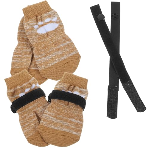 Yardwe 4Stücke Winter Aus rutschfeste Haustierpfoten Waschbare Und Hundesocken Für Kleine Und Mittlere Verschleißfest Und Warm Yardwe 4Stücke Winter Aus rutschfeste Haustierpfoten Waschbare Und Hundesocken Für Kleine Und Mittlere Verschleißfest Und Warm von Yardwe