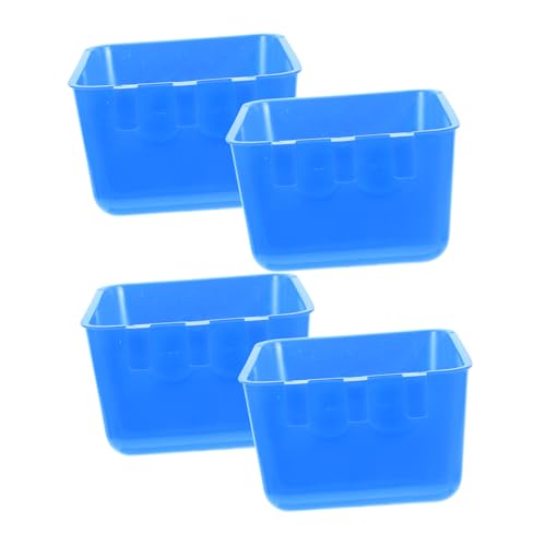 Yardwe 4stücke Vogelkäfig-futternäpfe Kaninchenkäfig Futter Und Wassernapf Trinknapf Für Haustiere Hühner Vögel Kaninchen Kleintiere Blau Yardwe 4stücke Vogelkäfig-futternäpfe Kaninchenkäfig Futter Und Wassernapf Trinknapf Für Haustiere Hühner Vögel Kaninchen Kleintiere Blau von Yardwe