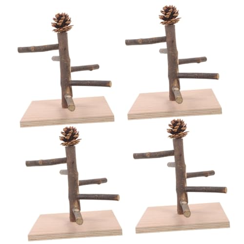 Yardwe 4stücke Vogelspielplatz Für Papageien Robuster Tischvogelspielstand Naturholz Für Wellensittiche Und Nymphensittiche Fördert Spiel Und Training Yardwe 4stücke Vogelspielplatz Für Papageien Robuster Tischvogelspielstand Naturholz Für Wellensittiche Und Nymphensittiche Fördert Spiel Und Training von Yardwe