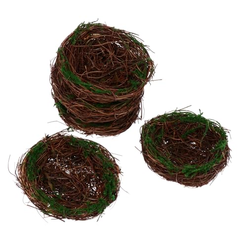 Yardwe 5 Pcs Ostern Nest Rattan Gefertigt Dekorationen Vogel Häuser Foto Requisiten Handgemachte Home Dekoration Szene Yardwe 5 Pcs Ostern Nest Rattan Gefertigt Dekorationen Vogel Häuser Foto Requisiten Handgemachte Home Dekoration Szene von Yardwe