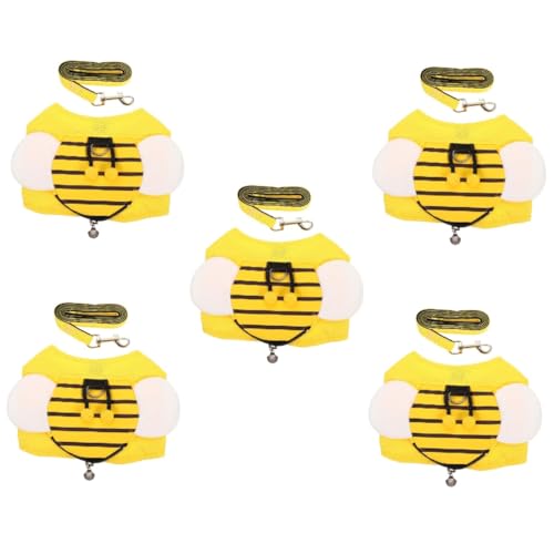 Yardwe 5 Sets Katze Und Leine Zum Spazierengehen Bequemes Haustier Robustes Katzenleinen-Set von Yardwe