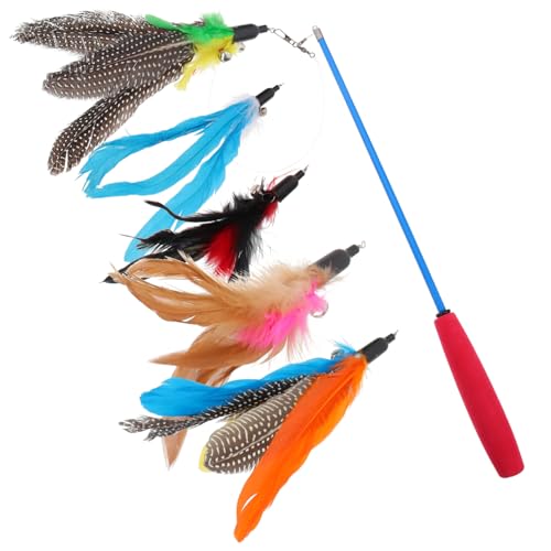 Yardwe 5 Sets Katze Teaser Interaktive Katze Spielzeug Teleskop Pole Kätzchen Übung Einzigartige Stile Yardwe 5 Sets Katze Teaser Interaktive Katze Spielzeug Teleskop Pole Kätzchen Übung Einzigartige Stile von Yardwe