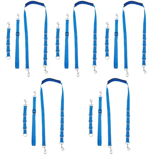 Yardwe 5 Sets Hundepflege-Bauchgurt Hundepflege-Tischarm Mit Klemme Haustierpflege-Schlaufen Für Kleine Und Mittelgroße Haustiere (Blau) von Yardwe