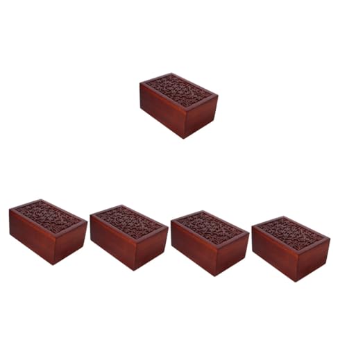 Yardwe 5 Stücke Box Haustier Urne Für Hund Katze Asche Memory Katze Asche Box Haustier Box Haustier Asche Holz Urne Einäscherung Urne von Yardwe