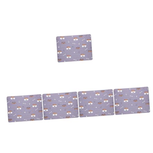 Yardwe 5 Stücke Pet Supply Hundefutter Schüssel Matte Saugfähigen Tischset Reusable Quick Dry Für Katzen Hunde Yardwe 5 Stücke Pet Supply Hundefutter Schüssel Matte Saugfähigen Tischset Reusable Quick Dry Für Katzen Hunde von Yardwe