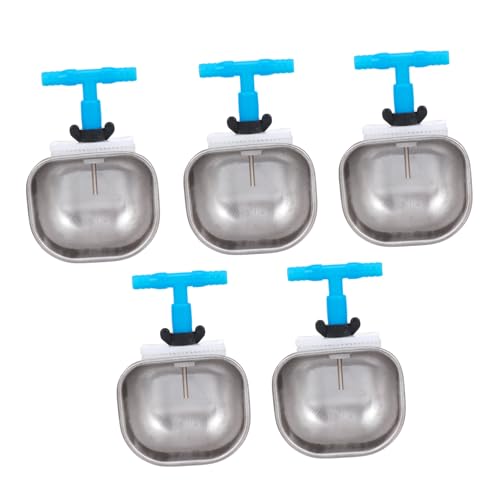 Yardwe 5stücke Stainless Steel Wasserspender Für Kaninchen Automatischer Tiertränkebehälter Für Geflügel Robuster Langlebiger Tränke-Container Für Haustiere Und Farmnutzung Yardwe 5stücke Stainless Steel Wasserspender Für Kaninchen Automatischer Tiertränkebehälter Für Geflügel Robuster Langlebiger Tränke-Container Für Haustiere Und Farmnutzung von Yardwe