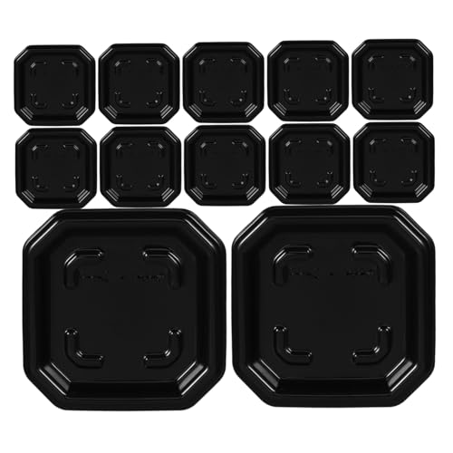 Yardwe 50Stücke Robuste Quadratische Untersetzer für Pflanzen wasserdichte Kunststoff Tabletts für Sukkulententöpfe für Innen und Außenbereich Heavy Duty Design Yardwe 50Stücke Robuste Quadratische Untersetzer für Pflanzen wasserdichte Kunststoff Tabletts für Sukkulententöpfe für Innen und Außenbereich Heavy Duty Design von Yardwe