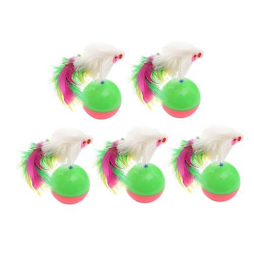 Yardwe 5pcs Katze Tumbler Spielzeug Lustige Mäuse Design Interaktive Plüsch Ratte Spielzeug Für Home Store Decor Yardwe 5pcs Katze Tumbler Spielzeug Lustige Mäuse Design Interaktive Plüsch Ratte Spielzeug Für Home Store Decor von Yardwe