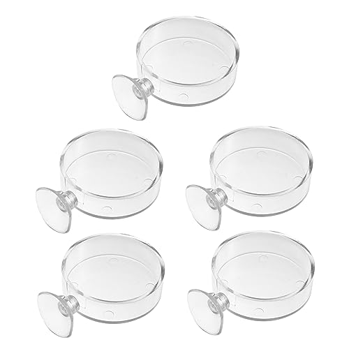 Yardwe 5St Fressnapf aus der Luft Futterhalter für Aquarien Acryl-Aquarium augplatte Suction Cup Werkzeug aquatische Lieferungen Fischfütterungsbecher aus Acryl mit Saugnapf Zubringer Yardwe 5St Fressnapf aus der Luft Futterhalter für Aquarien Acryl-Aquarium augplatte Suction Cup Werkzeug aquatische Lieferungen Fischfütterungsbecher aus Acryl mit Saugnapf Zubringer von Yardwe
