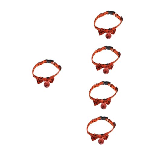 Yardwe 5St Halloween-Kragen Halloween Theme Halloween Costume halloweenkostüme Halloween-Halskette verstellbare Haustierhalskette Hündin Katze Welpenhalsband Welpen Halsketten Polyester von Yardwe