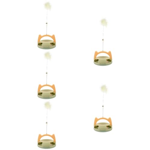 Yardwe 5 Stücke Katzenspielzeug Interaktives Katzenfederspielzeug Kätzchen Plattenspieler Indoor Cat Teaser Haustier Katze Zubehör Spaß Übung Spielzeug Yardwe 5 Stücke Katzenspielzeug Interaktives Katzenfederspielzeug Kätzchen Plattenspieler Indoor Cat Teaser Haustier Katze Zubehör Spaß Übung Spielzeug von Yardwe