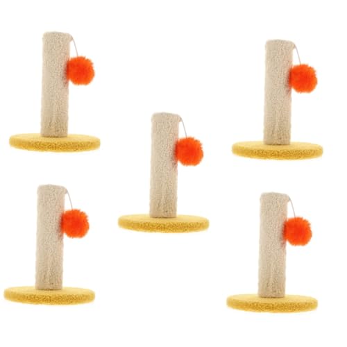 Yardwe 5 Stücke Interaktive Spielzeuge Für Katzen Kätzchen Spielzeug Scratch Post Für Katzen Und Kätzchen Yardwe 5 Stücke Interaktive Spielzeuge Für Katzen Kätzchen Spielzeug Scratch Post Für Katzen Und Kätzchen von Yardwe