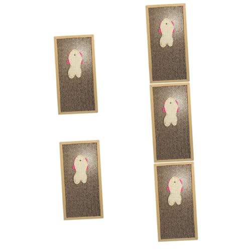 Yardwe 5 Stücke Katze Kratzbrett Kätzchen Kratzspielzeug Pet Scratch Pad Portable Indoor Sofa Protector Katzenspielzeug Yardwe 5 Stücke Katze Kratzbrett Kätzchen Kratzspielzeug Pet Scratch Pad Portable Indoor Sofa Protector Katzenspielzeug von Yardwe