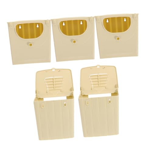 Yardwe Vogelnistkasten 5er Set Sittich Nistkästen für Papageien Nymphensittiche Indoor/Outdoor Vogelhäuschen Aus Kunststoff Yardwe Vogelnistkasten 5er Set Sittich Nistkästen für Papageien Nymphensittiche Indoor/Outdoor Vogelhäuschen Aus Kunststoff von Yardwe