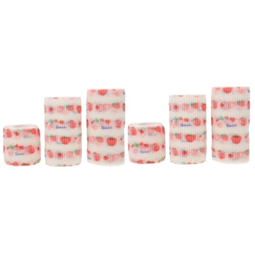 Yardwe 6 Rollen Anti-Schmutz-Verband für Hunde Hundepfotenbandage Haustier-Flex-Wickel Selbstklebende Bandage Haustier Verband farbiges Klebeband Beinbandagen für Pferde Hundewickel Vlies von Yardwe
