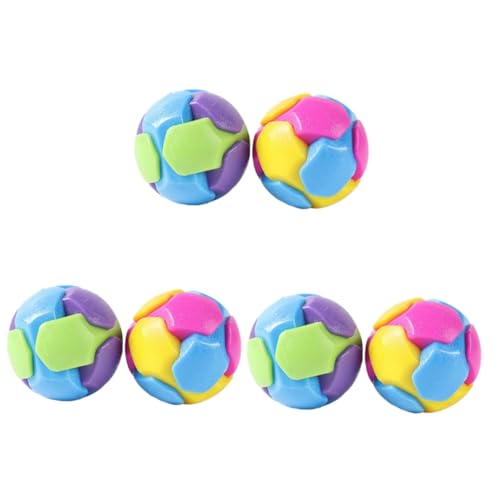 Yardwe 6 STK Backenzaun-Ball für Haustiere elastische Spielzeuge Beißspielzeug für Hunde Welpenspielzeug Ballspielzeug für Hunde Haustierbälle Hundeball psm Pet-Ball Weichkleber von Yardwe