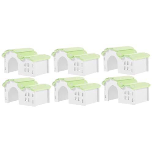 Yardwe 6 STK Hamsternest hamsterhaus Hamster Spielzeug Kleintier Spielzeug nagerhaus kleintierhaus Rattenhaus Hamsterverstecke empfindliches Hamsterversteck Hamsterhütte Hamsterkäfig PVC Yardwe 6 STK Hamsternest hamsterhaus Hamster Spielzeug Kleintier Spielzeug nagerhaus kleintierhaus Rattenhaus Hamsterverstecke empfindliches Hamsterversteck Hamsterhütte Hamsterkäfig PVC von Yardwe