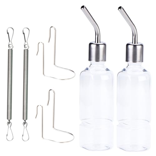 Yardwe 3sets Haustier Ruhigen Wasser Brunnen Tragbare Trinkflasche für Guinea Chinchilla Eichhörnchen Baby Sicher 2 Stücke * 3 von Yardwe