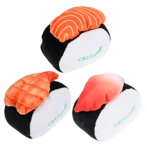Yardwe 6 STK Katzen-Sushi-Spielzeug Interaktives Katzenminze-Spielzeug Kätzchen Spielzeug Kätzchen Katzenspielzeug Kauspielzeug Für Welpen Katze Leckt Spielzeug DIY Kauen Plüsch Yardwe 6 STK Katzen-Sushi-Spielzeug Interaktives Katzenminze-Spielzeug Kätzchen Spielzeug Kätzchen Katzenspielzeug Kauspielzeug Für Welpen Katze Leckt Spielzeug DIY Kauen Plüsch von Yardwe