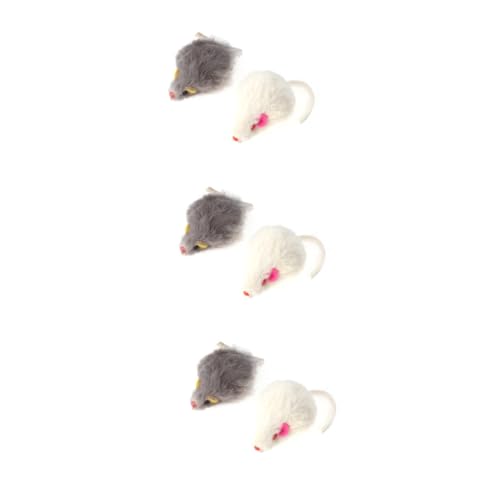 Yardwe 3sets Realistische Plüsch Mäuse Spielzeug Spaß Spielzeug Interaktive Indoor Katze Unterhaltung Scratch Mental Physical 2 Stücke * 3 Yardwe 3sets Realistische Plüsch Mäuse Spielzeug Spaß Spielzeug Interaktive Indoor Katze Unterhaltung Scratch Mental Physical 2 Stücke * 3 von Yardwe