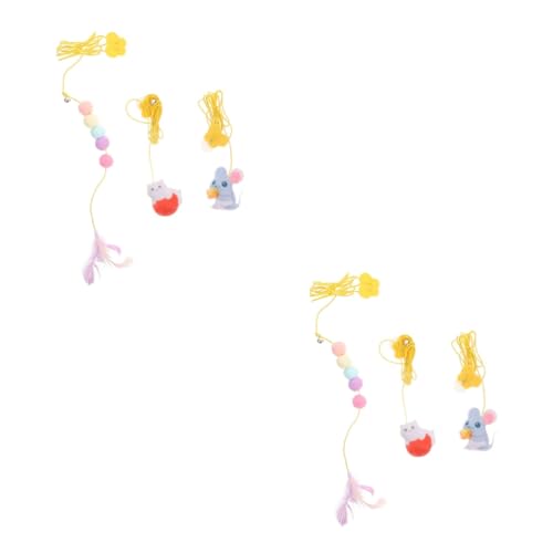 Yardwe 2sets Interaktive Katze Spielzeug Mäuse Für Katzen Plüsch Necken Behänge Für Pet 3 Stücke * 2 Yardwe 2sets Interaktive Katze Spielzeug Mäuse Für Katzen Plüsch Necken Behänge Für Pet 3 Stücke * 2 von Yardwe
