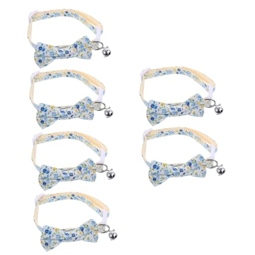 Yardwe 3er-Sets Schickes Katzenhalsband Mit Fliege Und Glocke Verstellbar Halsband Für Haustiere Kätzchen Modisches Katzenzubehör Für Den Alltag Und Veranstaltungen 2 Stück X 3 Yardwe 3er-Sets Schickes Katzenhalsband Mit Fliege Und Glocke Verstellbar Halsband Für Haustiere Kätzchen Modisches Katzenzubehör Für Den Alltag Und Veranstaltungen 2 Stück X 3 von Yardwe