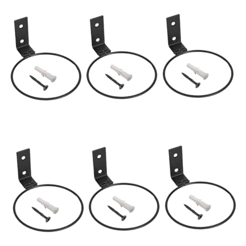 Yardwe 6 Stück Metall Blumenpotthalter Robuste Wandmontage für Balkon Garten und Innenbereich Wetterfestes Design für Vielseitige Nutzung Yardwe 6 Stück Metall Blumenpotthalter Robuste Wandmontage für Balkon Garten und Innenbereich Wetterfestes Design für Vielseitige Nutzung von Yardwe