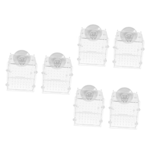 Yardwe 6 Stück Teiliges Aquarium Fischzucht Isolationsbox Transparente Aufzuchtbox mit Rundloch Atmungsaktiv und Langlebig Geeignet für Fischbrut Quarantäne und Schutz Jungfische im Yardwe 6 Stück Teiliges Aquarium Fischzucht Isolationsbox Transparente Aufzuchtbox mit Rundloch Atmungsaktiv und Langlebig Geeignet für Fischbrut Quarantäne und Schutz Jungfische im von Yardwe