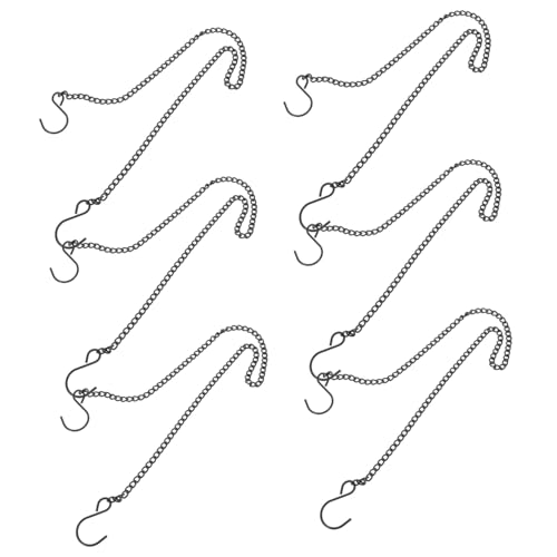 Yardwe 6-teiliges Metall-hängeketten-Set Für Den Garten Für Vogelhäuschen Pflanzkörbe Dekorative Fenster-vogelhäuschen Mit Kette Yardwe 6-teiliges Metall-hängeketten-Set Für Den Garten Für Vogelhäuschen Pflanzkörbe Dekorative Fenster-vogelhäuschen Mit Kette von Yardwe