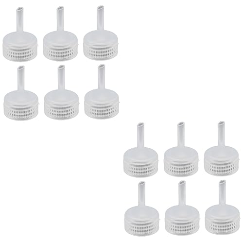 Yardwe 2sets Praktische Kunststoff Garnelen Inkubator Für Aquarium Fisch Tank Züchter Box Schraffur Kappe Schlauch 30 Stücke * 2 von Yardwe