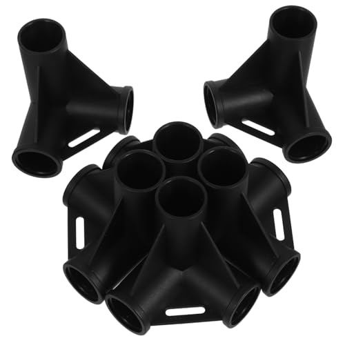 Yardwe 6Pcs Zubehör für Feldbetten für Haustiere Zelt Überdachung Baldachinteile Camping-zubehör Campingzubehör Baldachin-Ersatzanschluss Ersatzverbinder für das Haustierdach Abs Black Yardwe 6Pcs Zubehör für Feldbetten für Haustiere Zelt Überdachung Baldachinteile Camping-zubehör Campingzubehör Baldachin-Ersatzanschluss Ersatzverbinder für das Haustierdach Abs Black von Yardwe