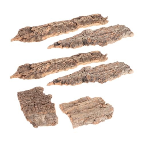 Yardwe Realistische Reptilien-Aquarium-Dekoration 6er-Pack Baumrinden- Für Das Terrarium Den Lebensraum Ihres Haustiers Yardwe Realistische Reptilien-Aquarium-Dekoration 6er-Pack Baumrinden- Für Das Terrarium Den Lebensraum Ihres Haustiers von Yardwe