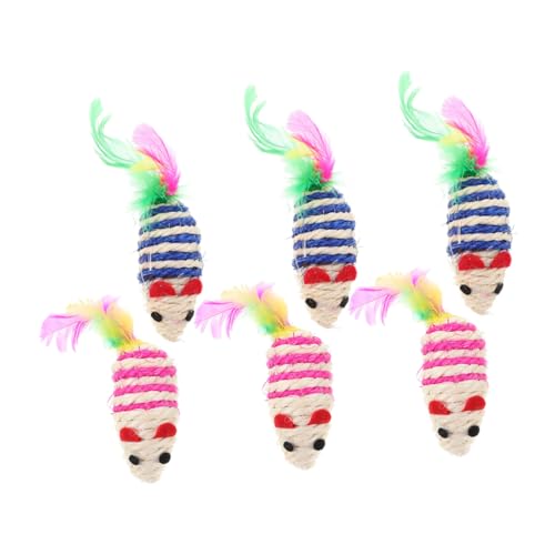 Yardwe 6St Katzenspielzeug Katzenplüschmäusespielzeug Kauspielzeug für Katzen Plüschfigur Spielzeug Kätzchen Spielzeug Katzen-Mäuse-Spielzeug Sisal- -Katzenminze-Spielzeug Plüsch Katze Yardwe 6St Katzenspielzeug Katzenplüschmäusespielzeug Kauspielzeug für Katzen Plüschfigur Spielzeug Kätzchen Spielzeug Katzen-Mäuse-Spielzeug Sisal- -Katzenminze-Spielzeug Plüsch Katze von Yardwe