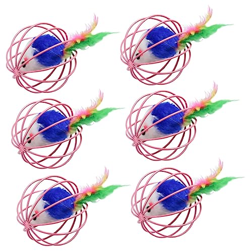 Yardwe 6 Stücke Plüsch Mäuse Teaser Katze Spielzeug Lustige Katze Spielzeug Liefert Für Indoor Pet Interaktive Spielen Zufällige Farbe Yardwe 6 Stücke Plüsch Mäuse Teaser Katze Spielzeug Lustige Katze Spielzeug Liefert Für Indoor Pet Interaktive Spielen Zufällige Farbe von Yardwe