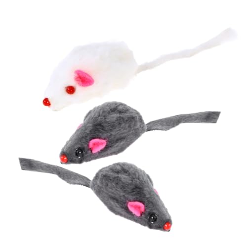 Yardwe 6st Spielzeug Für Haustiere Katzenspielzeug Plüschtiere Katzenmäuse Spielzeug Für Katzen Und Mäuse Flauschige Kuscheltiere Mäuse-katzenspielzeug Haustierzubehör Beissen Yardwe 6st Spielzeug Für Haustiere Katzenspielzeug Plüschtiere Katzenmäuse Spielzeug Für Katzen Und Mäuse Flauschige Kuscheltiere Mäuse-katzenspielzeug Haustierzubehör Beissen von Yardwe