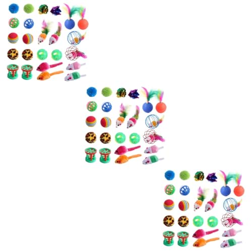 Yardwe 72stücke Interaktive Katzenspielzeuge Mit Teaser-bällen Und Federn Lustige Spielzeuge Für Katzen Innenräume Verhaltensänderung Yardwe 72stücke Interaktive Katzenspielzeuge Mit Teaser-bällen Und Federn Lustige Spielzeuge Für Katzen Innenräume Verhaltensänderung von Yardwe