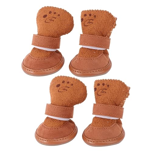 Yardwe 2 Sets Hundelaufschuhe Bequeme Warme Hundestiefel – Schneewanderstiefel Für Haustiere Größe XL Kaffee 4 Stück * 2 Yardwe 2 Sets Hundelaufschuhe Bequeme Warme Hundestiefel – Schneewanderstiefel Für Haustiere Größe XL Kaffee 4 Stück * 2 von Yardwe