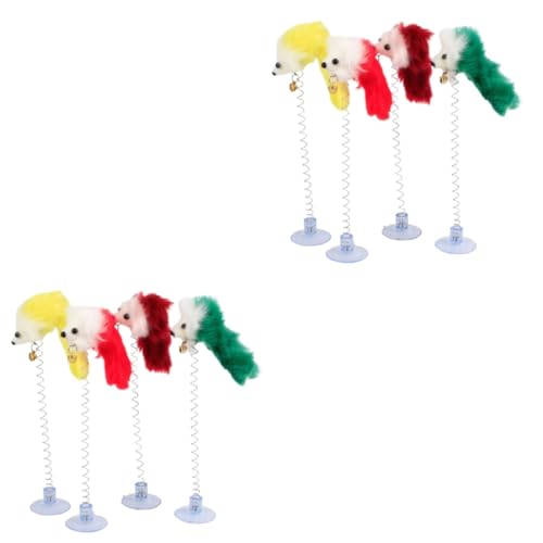 Yardwe 2sets Interaktives Katzenspielzeug Mäuse Set Katzenspielzeug Mit Für Katzen 4pcs*2 Yardwe 2sets Interaktives Katzenspielzeug Mäuse Set Katzenspielzeug Mit Für Katzen 4pcs*2 von Yardwe