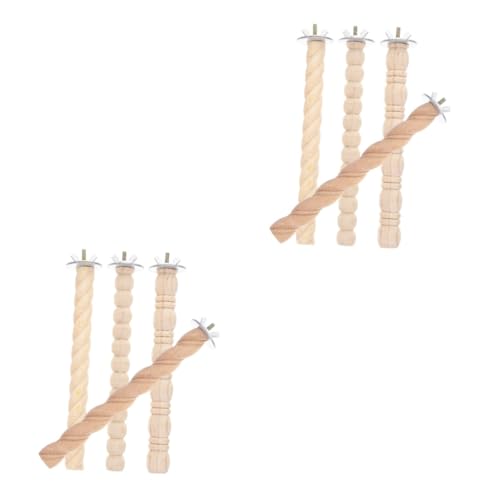 Yardwe 2sets Vogel Vögel Dekorative Ornamente Sittich Spielzeug Papagei Barsch Holz Vogel Spielzeug Für Sittiche 4 Stücke * 2 Yardwe 2sets Vogel Vögel Dekorative Ornamente Sittich Spielzeug Papagei Barsch Holz Vogel Spielzeug Für Sittiche 4 Stücke * 2 von Yardwe