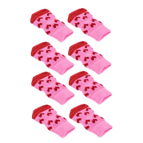 Yardwe 8 Stück rutschfeste Hundesocken Paw Protector für Kleine Mittlere und Große Hunde für Hartholzböden Rote Herzen Yardwe 8 Stück rutschfeste Hundesocken Paw Protector für Kleine Mittlere und Große Hunde für Hartholzböden Rote Herzen von Yardwe