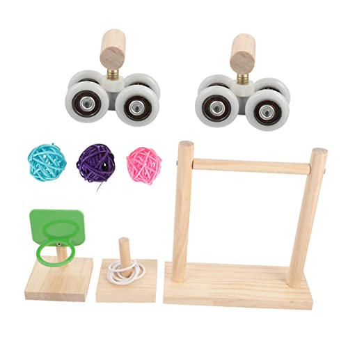 Yardwe 8St Papagei Spielzeug Gehirnspielzeug Papageienspielzeug Mini-Vogelspielzeug Vogel Trick Tischspielzeug Papageienroller Ständer aus Vogelholz Vogel-Basketballspielzeug hölzern Yardwe 8St Papagei Spielzeug Gehirnspielzeug Papageienspielzeug Mini-Vogelspielzeug Vogel Trick Tischspielzeug Papageienroller Ständer aus Vogelholz Vogel-Basketballspielzeug hölzern von Yardwe