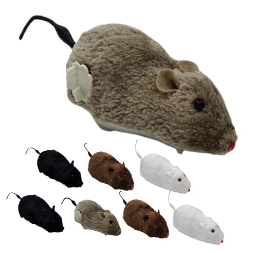 Yardwe Realistisches Katzenmäuse-Spielzeug 8 Stück Aufzieh- Katzenspielzeug Cartoon-mäuse-Spielzeug Plüsch-katzenspielzeug Für Das Spielen Im Innenbereich Yardwe Realistisches Katzenmäuse-Spielzeug 8 Stück Aufzieh- Katzenspielzeug Cartoon-mäuse-Spielzeug Plüsch-katzenspielzeug Für Das Spielen Im Innenbereich von Yardwe