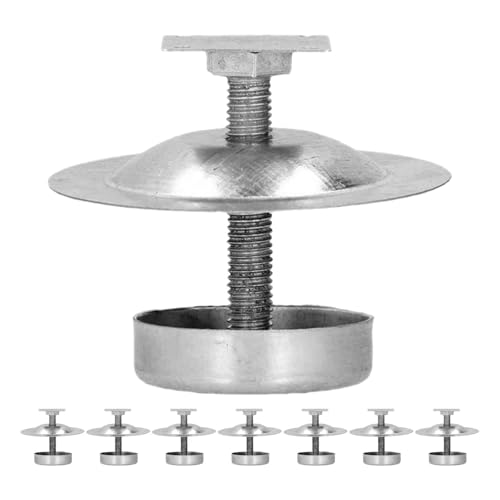 Yardwe 8er-Set Beehive-Füße aus Edelstahl – Verstellbare Metallbasis für Imker – Gartenbedarf für die Imkerei im Freien von Yardwe