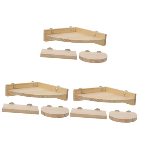 Yardwe 3sets Vogel Barsch Stand Plattform Für Papagei Holz Vogelkäfig Zubehör Pet Papagei Liefert 3 Stücke * 3 Yardwe 3sets Vogel Barsch Stand Plattform Für Papagei Holz Vogelkäfig Zubehör Pet Papagei Liefert 3 Stücke * 3 von Yardwe