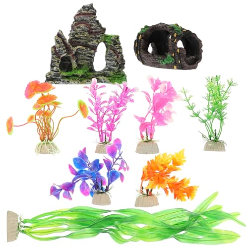Yardwe 9St Aquarienpflanzen für Fische Aquarienpflanzen aus Seide aquariumpflanzen Set Reptilien Terrarium Dekoration künstliche Pflanzen angelrolle Pflanzendekore für Aquarien Plastik Yardwe 9St Aquarienpflanzen für Fische Aquarienpflanzen aus Seide aquariumpflanzen Set Reptilien Terrarium Dekoration künstliche Pflanzen angelrolle Pflanzendekore für Aquarien Plastik von Yardwe