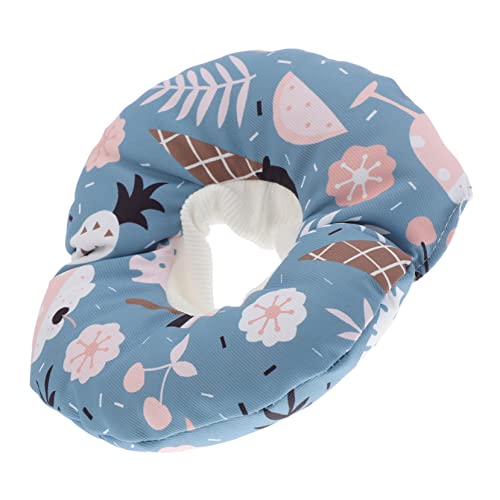 Yardwe -erholungshalsband Aus Baumwolle Schutzhalsband Für Haustiere Anti-leck- Eiscreme-Design Atmungsaktiv Verstellbarer Gurt von Yardwe