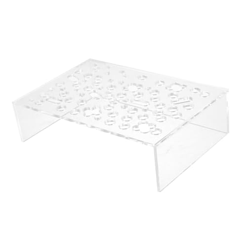 Yardwe Aquarium Garnelenhöhle Transparent Mehrloch Versteck Fisch Garnelenversteck zur Zucht Optimierte Raumnutzung Naturnahe Höhle für Aquarium Dekoration von Yardwe