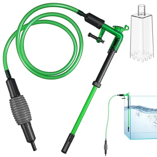 Yardwe Aquarium-Kies-Reiniger, 3-in-1 Aquarium-Wasserwechsler Vakuum-Siphon-Set, Aquarium-Sandreiniger, Aquarium-Reinigungsset Yardwe Aquarium-Kies-Reiniger, 3-in-1 Aquarium-Wasserwechsler Vakuum-Siphon-Set, Aquarium-Sandreiniger, Aquarium-Reinigungsset von Yardwe